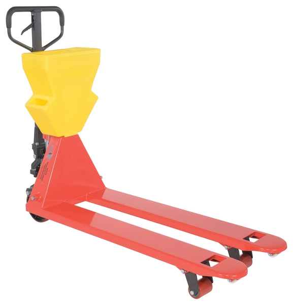 Picture of Vestil PM5-2048-UP-001 61.18 x 20 x 48 in. Steel & Plastic Pallet Truck - Red with Yellow P-Caddy