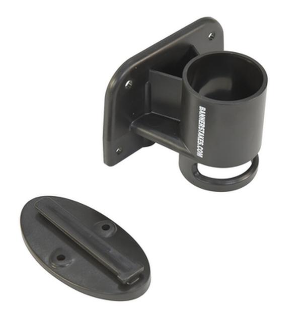 Picture of Vestil WBS-WALL Plastic Web Barrier Wall Mount Kit - Black
