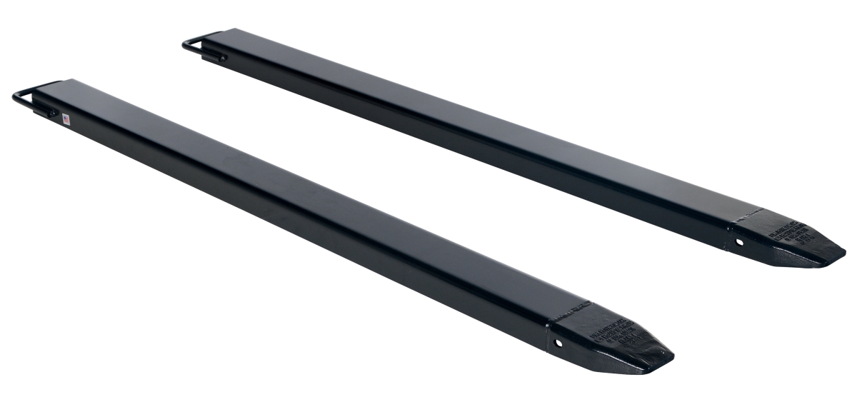 FE-4-72-BK-EACH 4 x 72 in. Steel Single Fork Extension - 4000 lbs Capacity - Black
