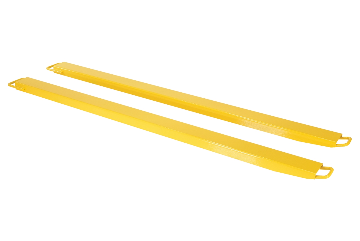 FE-HS-4-84-EACH 4 x 84 in. Steel High Strength Single Fork Extension - 4000 lbs Capacity - Yellow