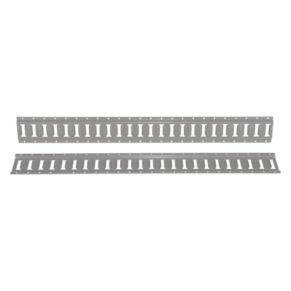 E-TRK-4-GY-2PK 4 ft. Length Steel E-Track - Gray - Pack of 2