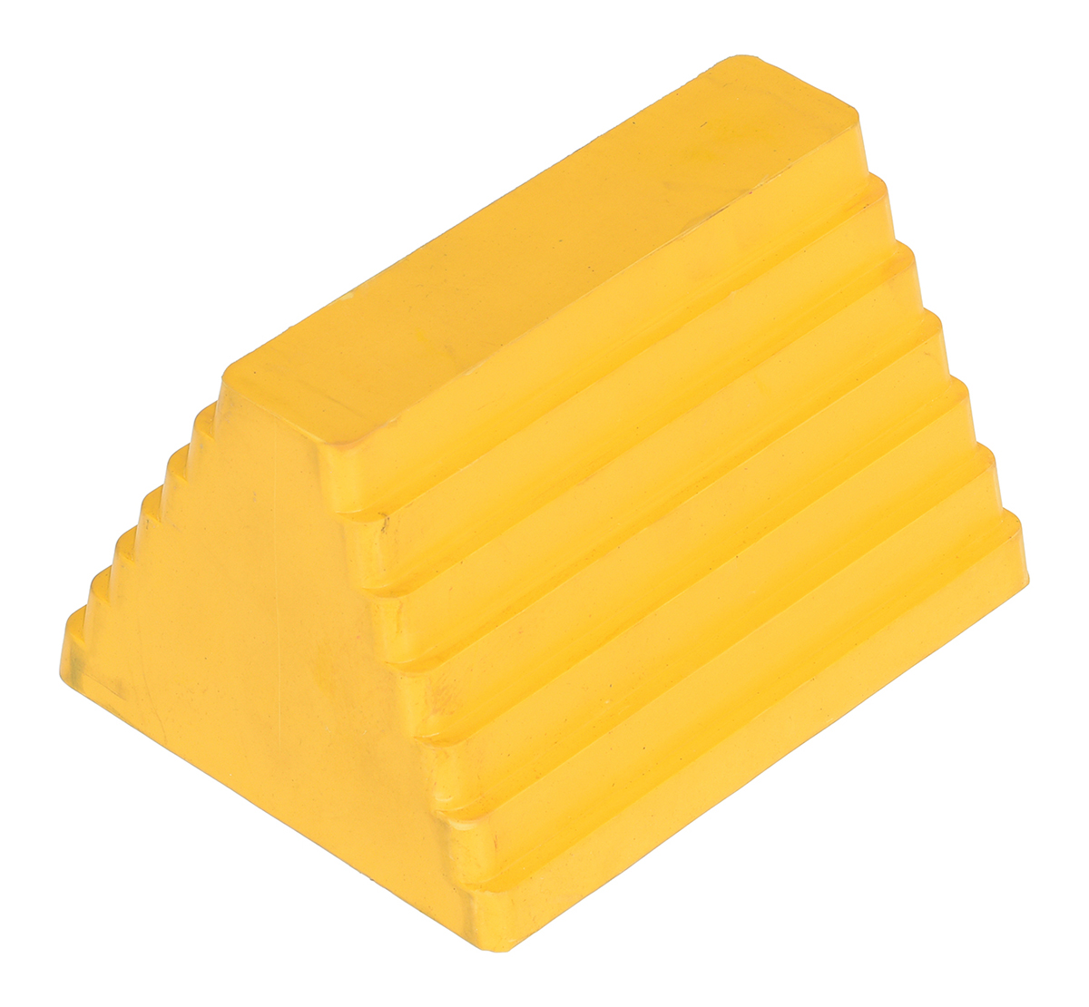 RWC-8-YL 9 in. Rubber Wheel Chock with Eye Bolt - Yellow
