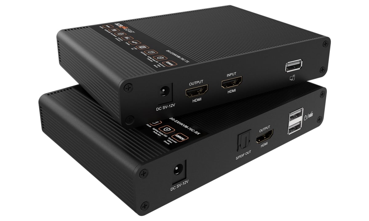 4K 60Hz HDR HDMI, KVM & ARC Extender with Zero Latency up to 230 ft.