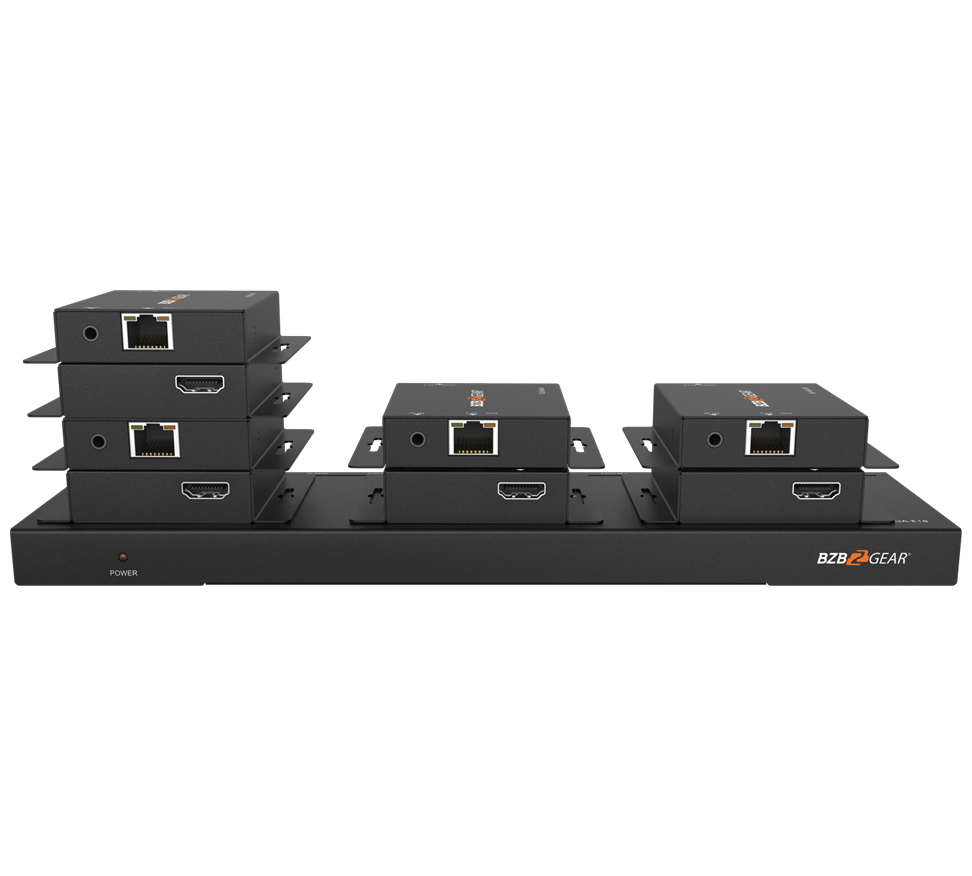 230 ft 1X8 1080P  4K30 HDMI Splitter  Distribution Amplifier Up to Over Single Category 5e67 Cable