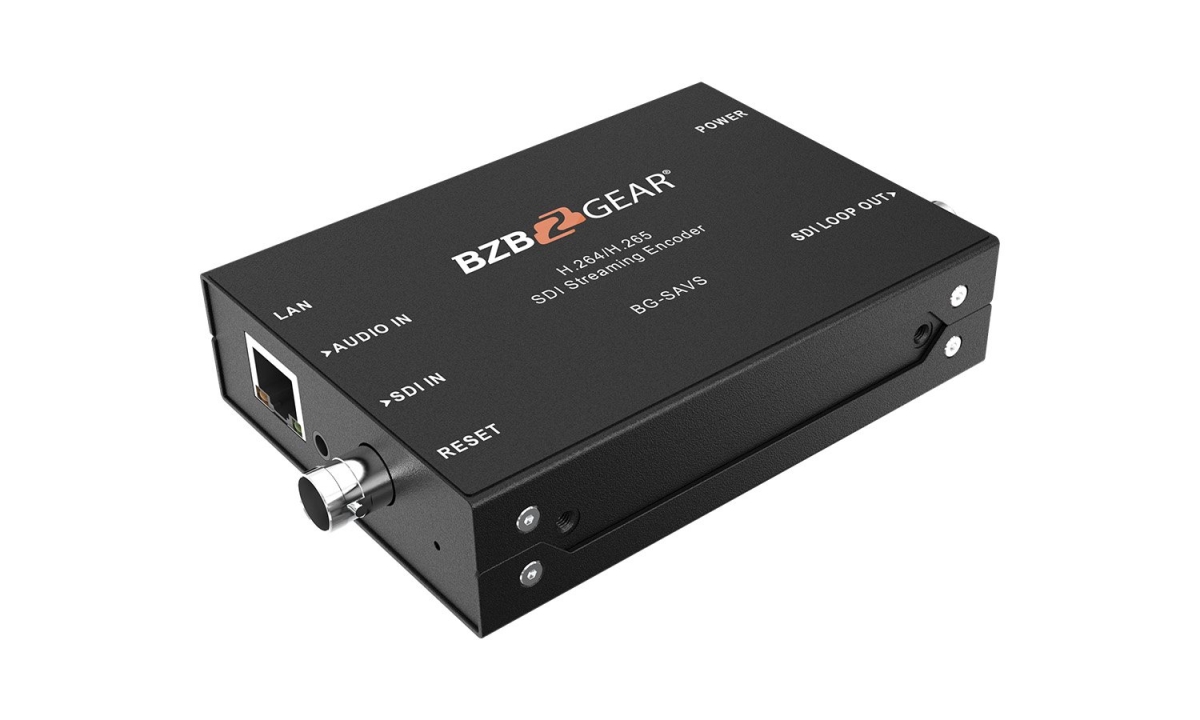 Picture of Bzbgear BG-SAVS 1080P Full HD H.264-265 SDI Video & Audio Streaming Encoder