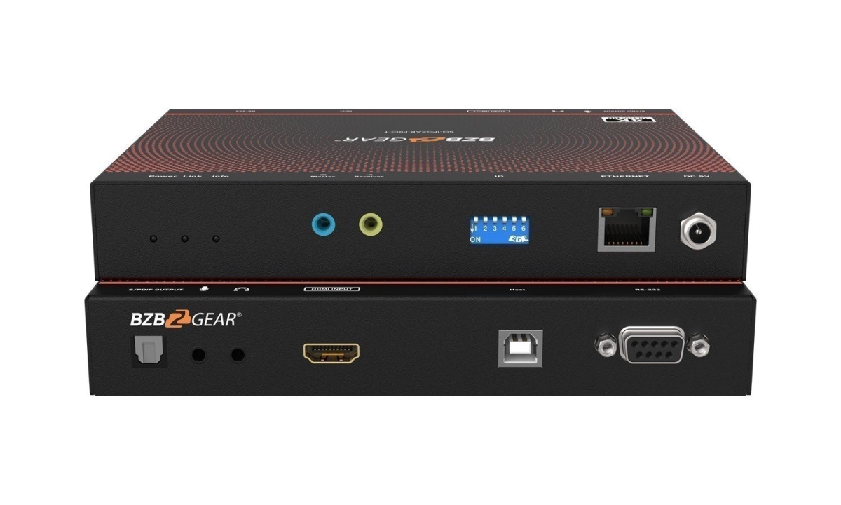 BG-IPGEAR-PRO-T 4K UHD HDMI 2.0 Over IP Multicast Transmitter with Video Wall, KVM, USB & POE Support