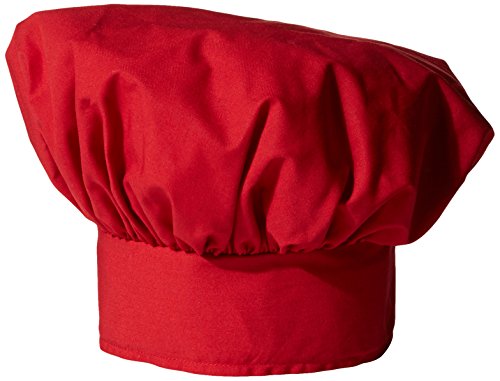 Picture of Uncommon Threads 0100-1900 Chef Hat Poplin in Red 