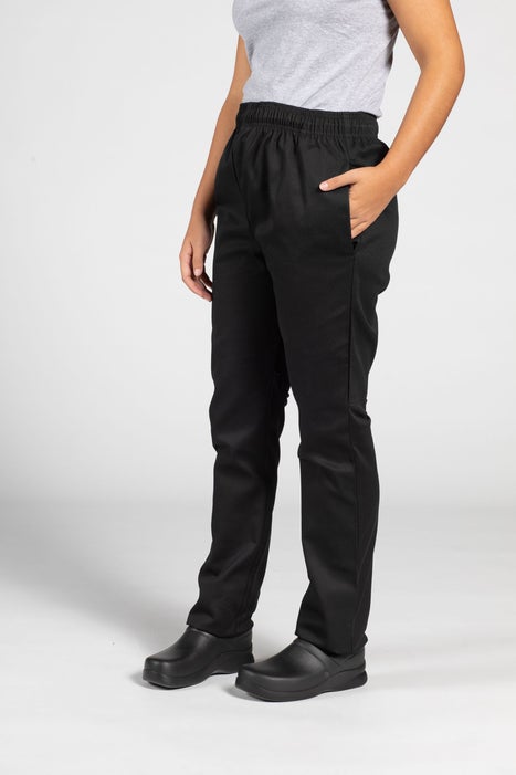 Picture of Uncommon Threads 4103-0108 Women Classic Slim Mesh Pant, Black - Size 4XL