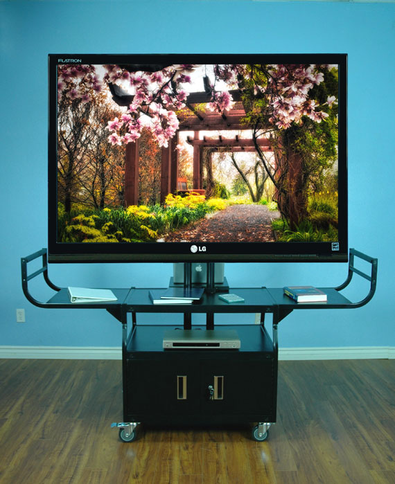 80 in. Large Flat Panel LCD TV Cabinet Cart Monitor -  Spark, SP1634513