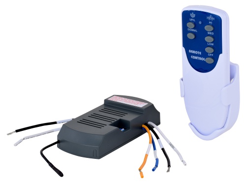 Ceiling Fan Remote Control Kit - White with Blue