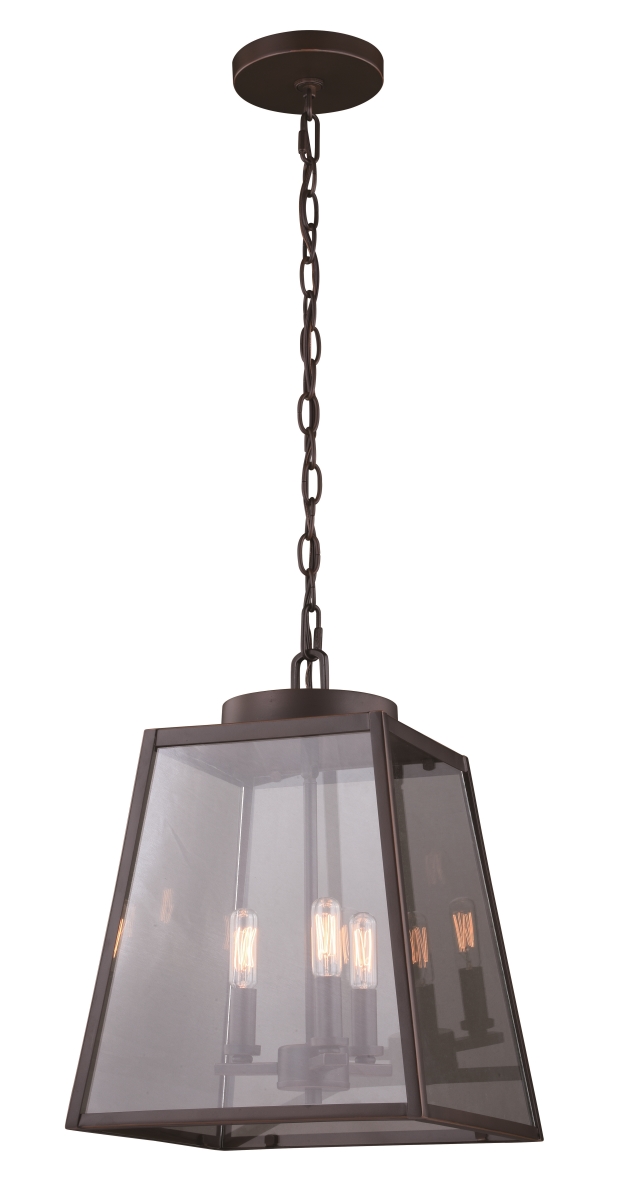 P0289 Grant 3 Light Pendant in Burnished Bronze -  Vaxcel International