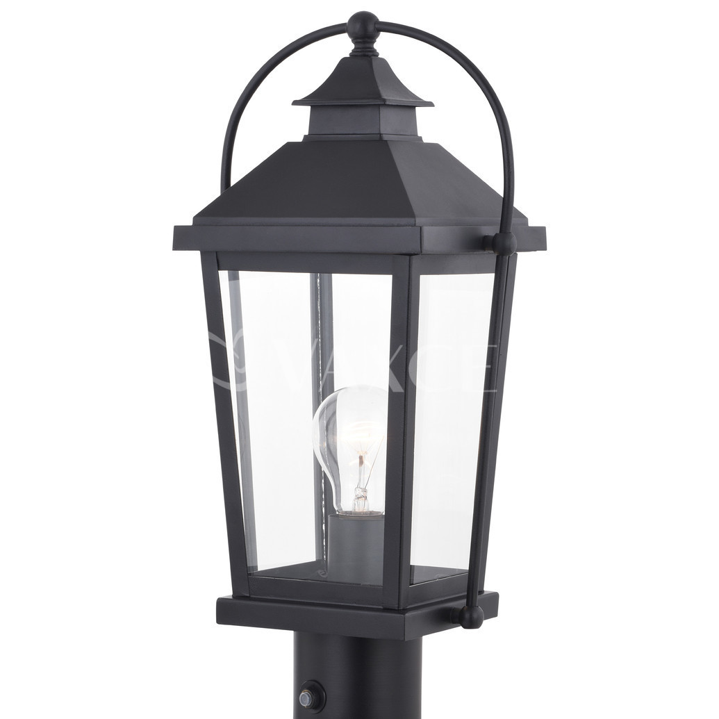 7.75 in. Lexington Outdoor Post Light, Textured Black