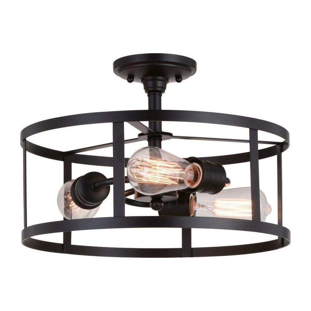 Picture of Vaxcel International C0266 15 in. Akron 3 Light Semi-Flush Mount, Oil Rubbed Bronze