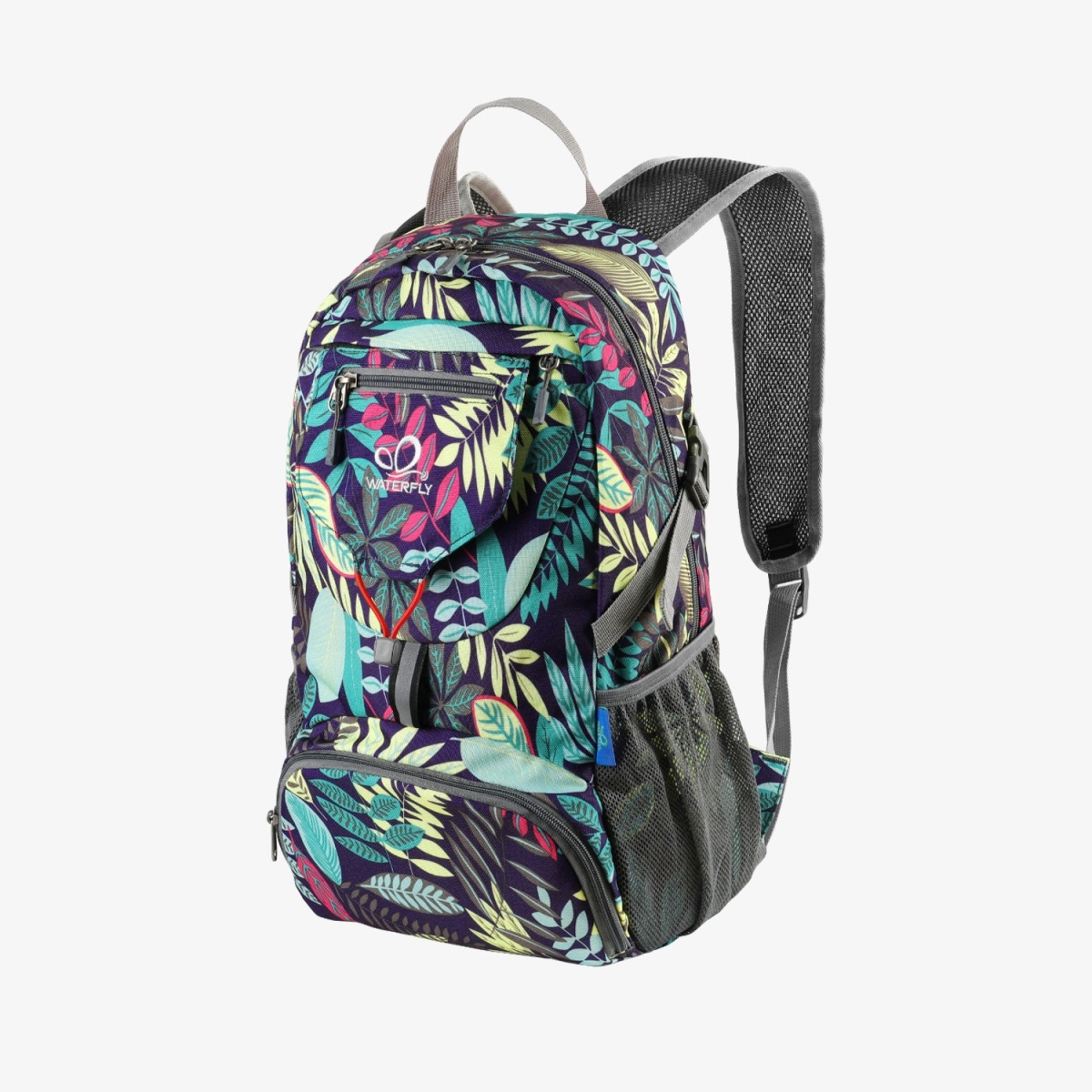 ONJ01-09 16.93 x 11.42 x 5.51 in. Unisex TransformerX Ultralight Packable Backpack, Blue Leaf