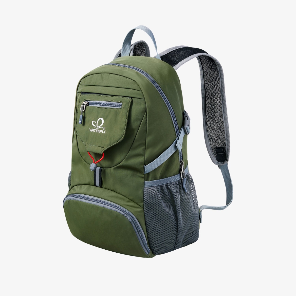 ONJ01-22 16.93 x 11.42 x 5.51 in. Unisex TransformerX Ultralight Packable Backpack, Army Green