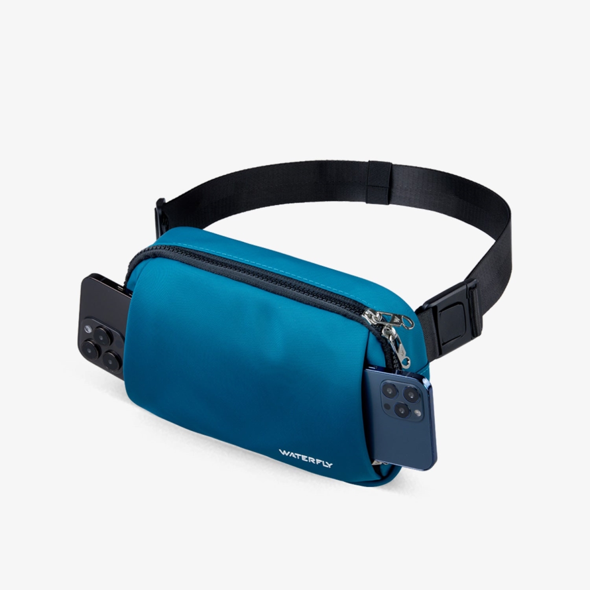 NBB-A04 5.5 x 2 x 9 in. Unisex Utility Flex Hip Waist Bag, Blue