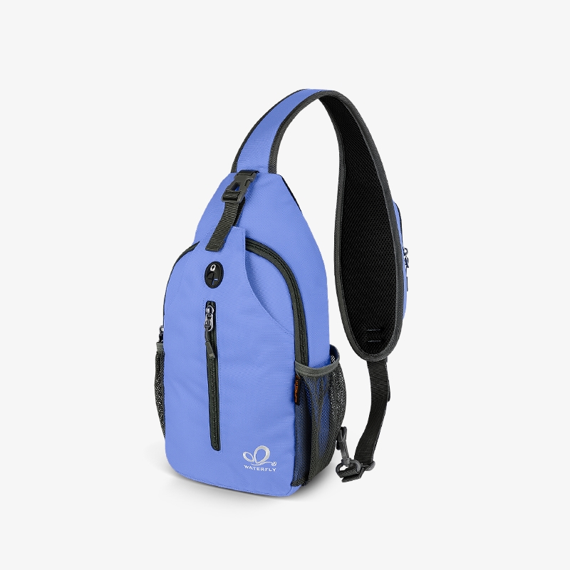 XB-C22 15 x 7 x 3.50 in. Unisex Urban Elite 2.0 UltraLight Crossbody Bag, Blue Purple