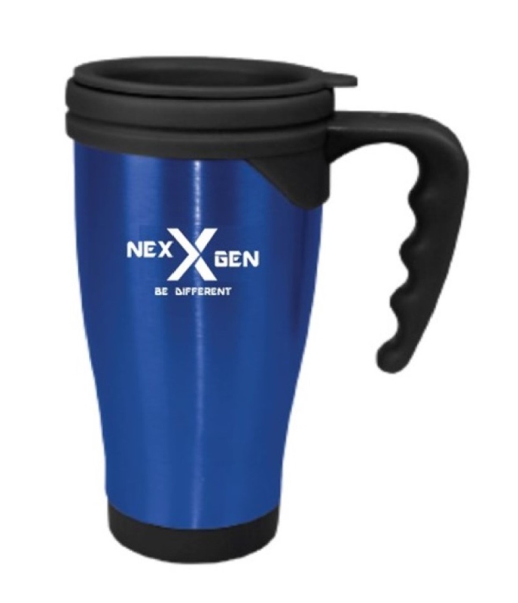Picture of NexGen W02M993-BL 16 oz Stainless Steel & Plastic Travel Mug - Blue