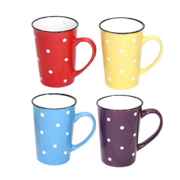 Picture of Marcelle W03M132-B 4 Piece 16 oz Mug Set - Multi Color