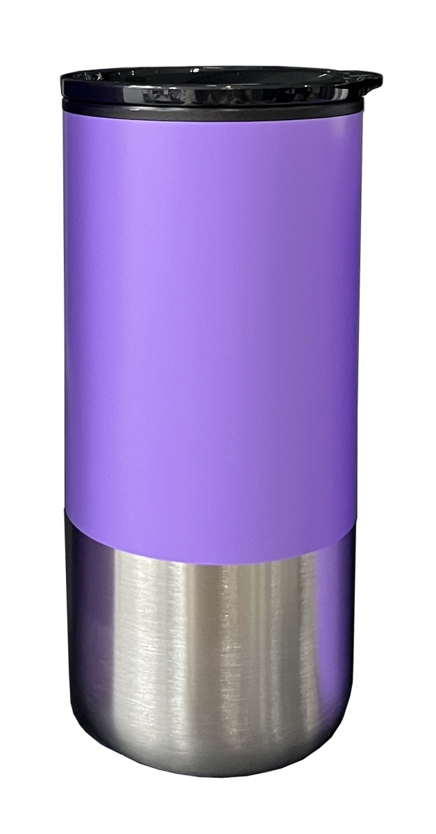 Picture of NexGen W02M216-L 16 oz Stainless Steel Mug with SS Straw & Silicon Tube - Lilac