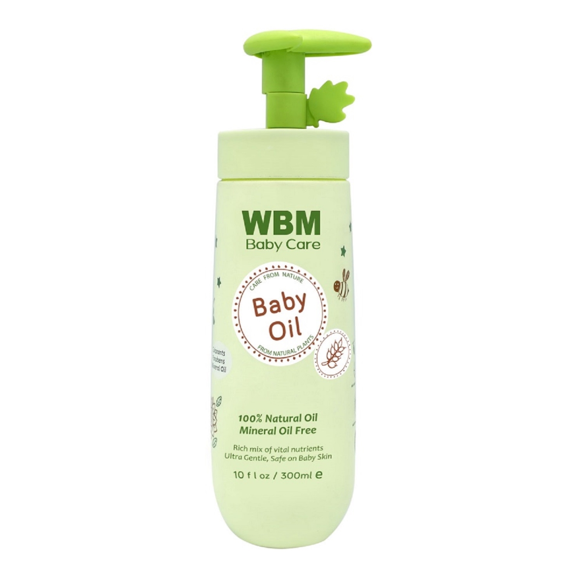 Picture of WBM Baby Care 8616A 300 ml Baby Oil - Olive Oil & Wheat Germ Oil