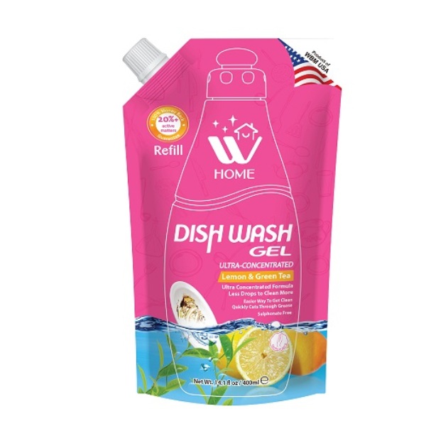 Picture of W Home 6751-RB Dish Wash Refill - Lemon Green Tea