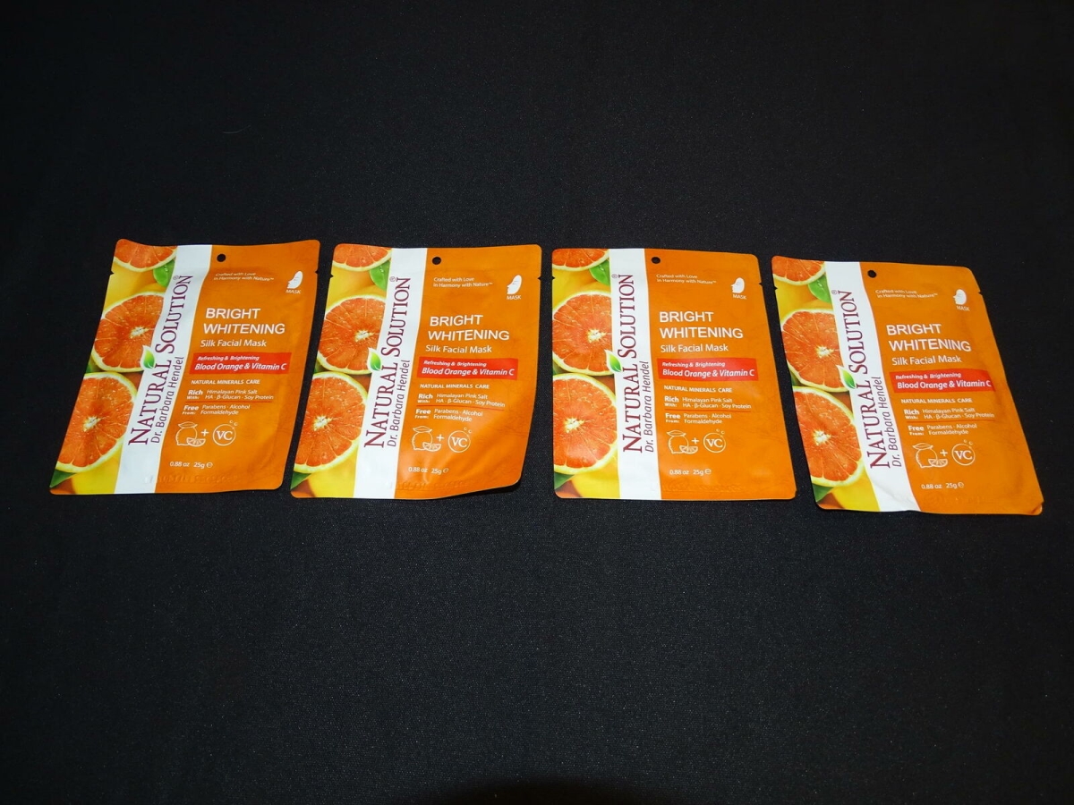 8234B Natural Solution Himalayan Pink Salt Facial Mask - Blood Orange & Vitamin C