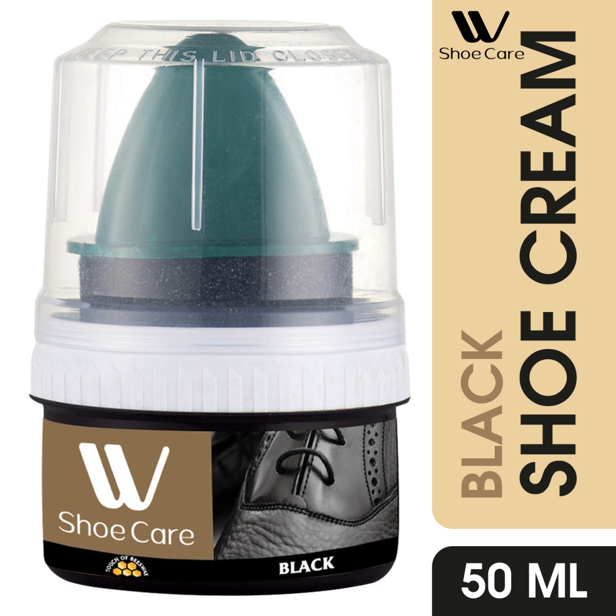 Picture of WBM Shoe Care 6304C Instant Shine Shoe Cream&#44; Black