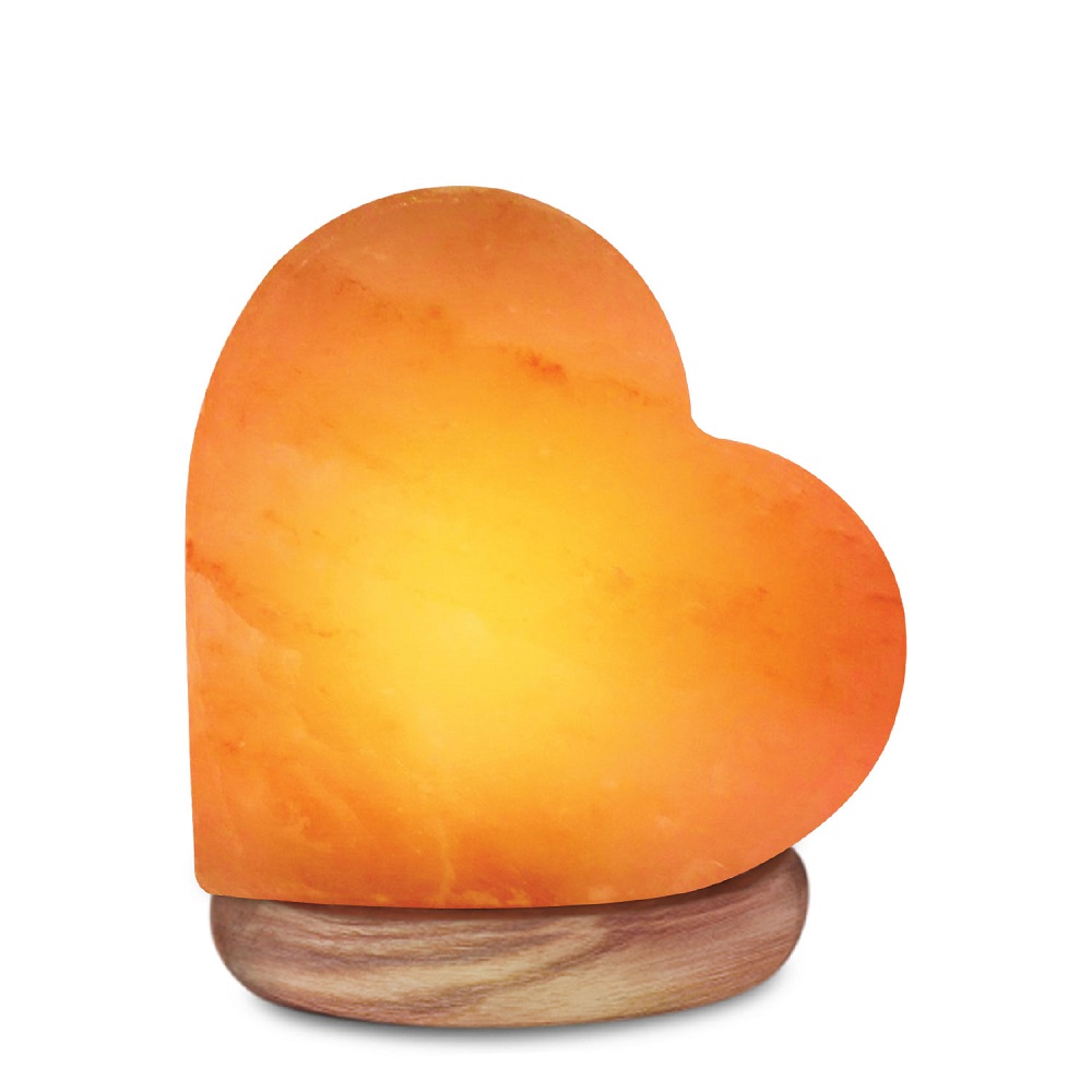 Heart Salt Lamp, Multi Color