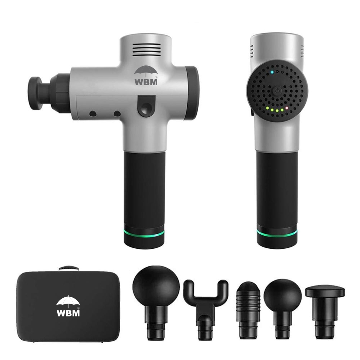 Picture of WBM Smart MG-09A Massage Gun with 5 Heads