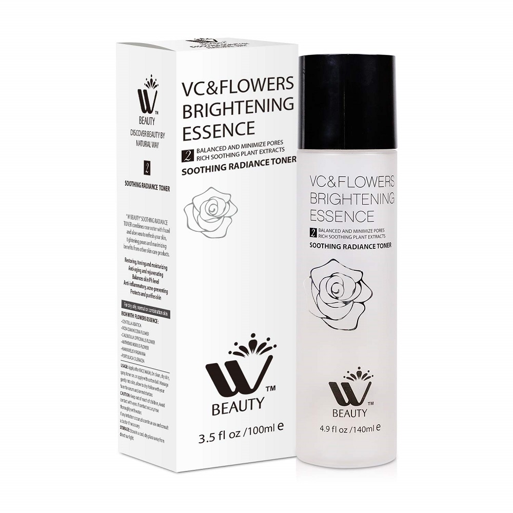 Picture of W Beauty 8720-2 Vc & Flower Brightening Essence Soothing Radiance Toner