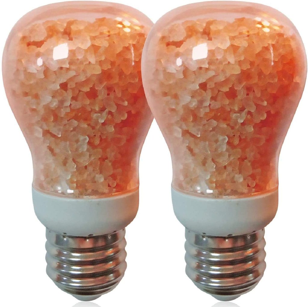 Natural Salt Light Bulb - Pink - Pack of 2 - LED