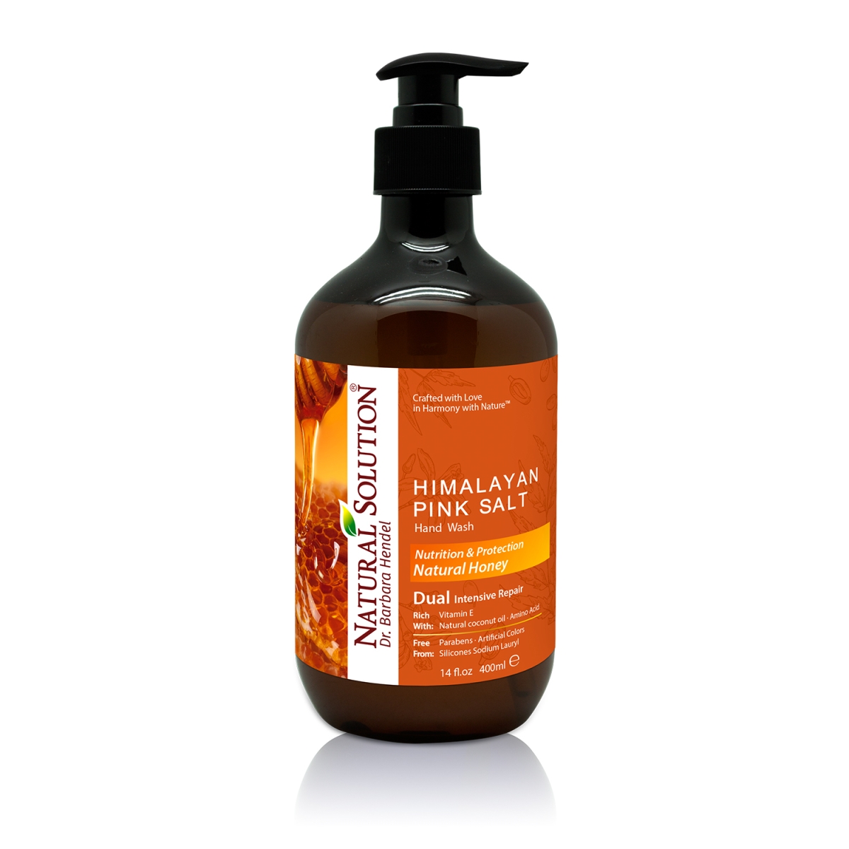 8647A Natural Solution Himalayan Pink Salt Hand Wash - Honey
