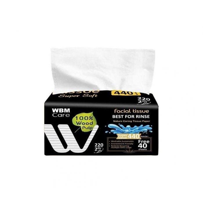 Picture of WBM Care 8102M Facial Tissue - Unscented - 200 x 2 Sheet
