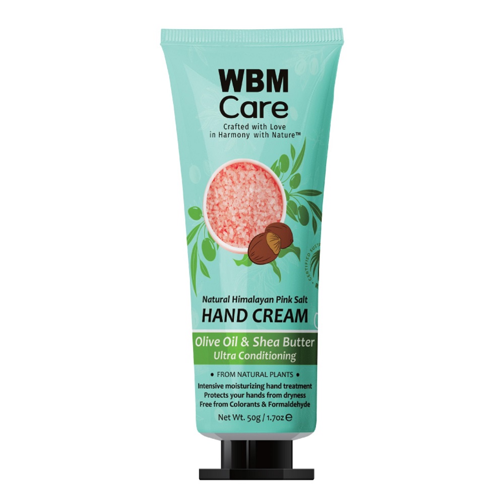 Picture of WBM Care 8231B 1.7 oz Natural Himalayan Pink Salt Hand Cream - Ultra Conditioning Olive Oil & Shea Butter