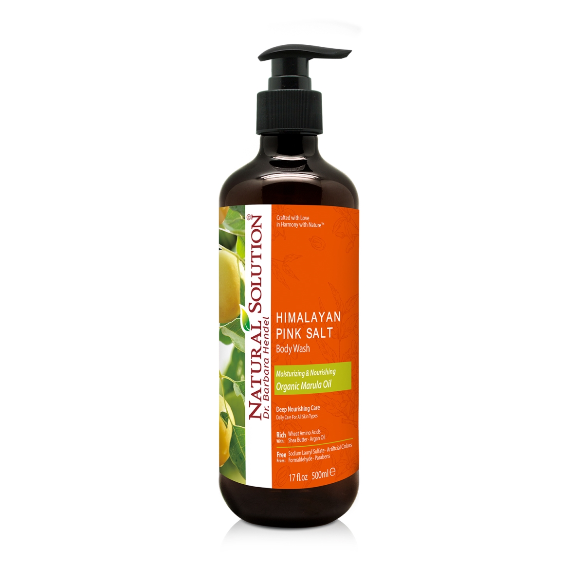 8624E Natural Solution Himalayan Pink Salt Body Wash - Marula Oil