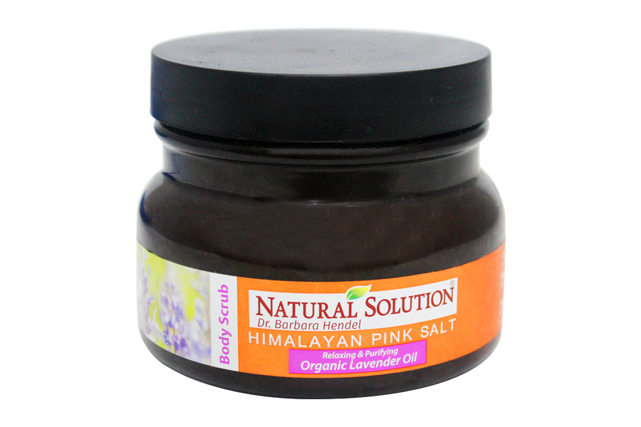 8246F Natural Solution Himalayan Pink Salt Body Scrub - Lavender
