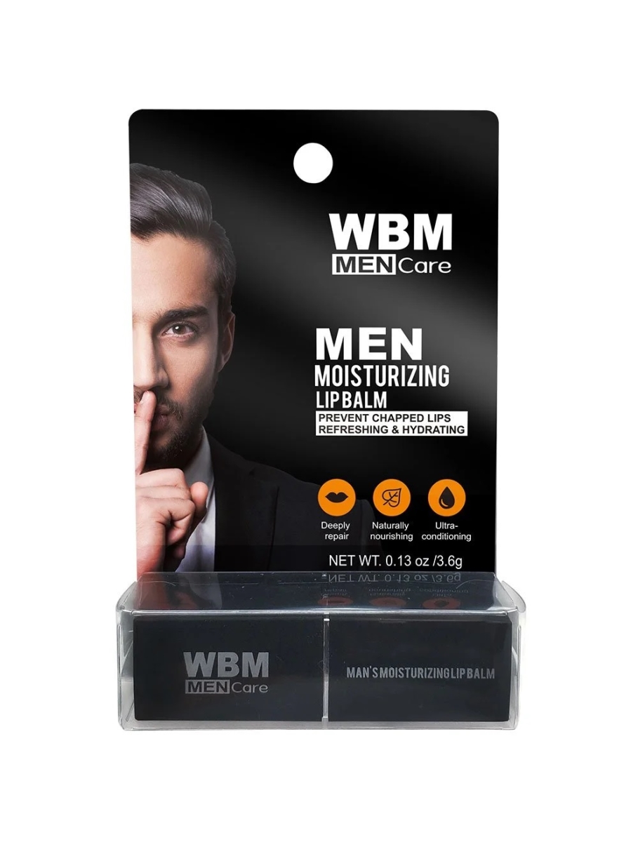 Picture of WBM Men Care 8719A Men Moisturizing Lip Balm