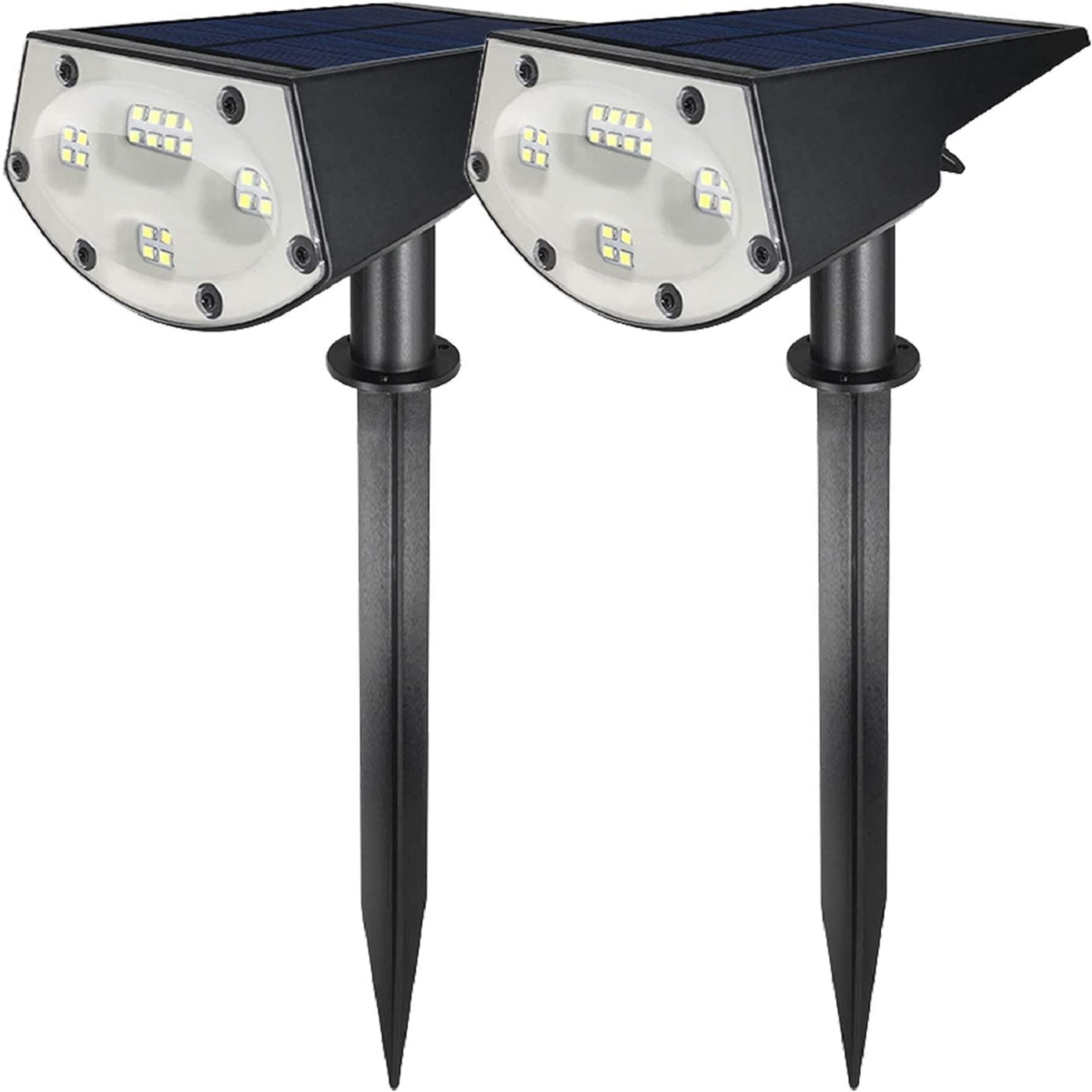 LE-05 LED Solar Spot Lights - Pack of 2