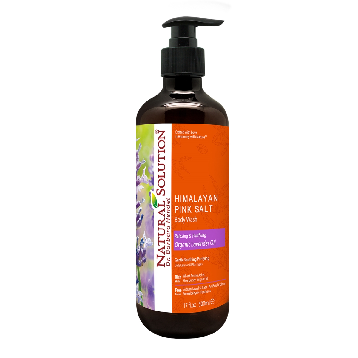 8624F Natural Solution Himalayan Pink Salt Body Wash - Lavender