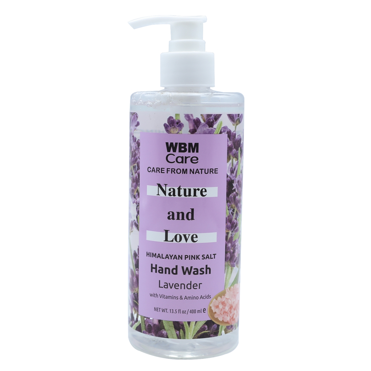 8658B 13.5 fl oz Nature & Love Hand Wash - Lavender