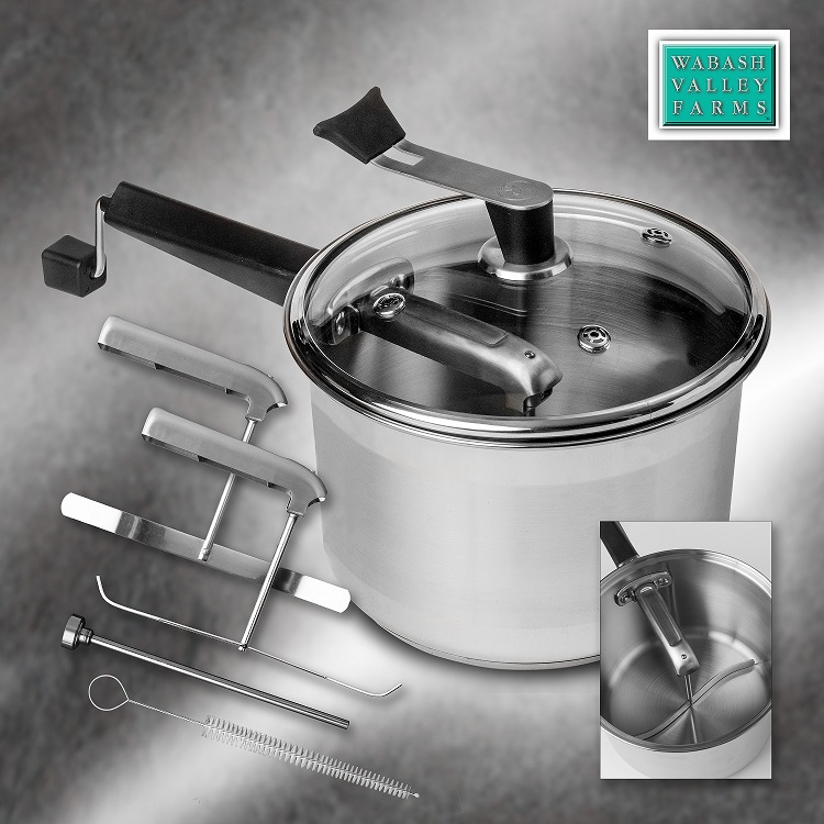 Picture of Wabash Valley Farms 23000-D Stainless Steel Platinum Series Stovetop Popcorn Popper