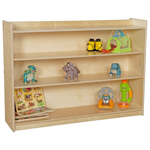 Picture of Wood Designs 12736AJ Mobile Adjustable Shelf Unit with Lip