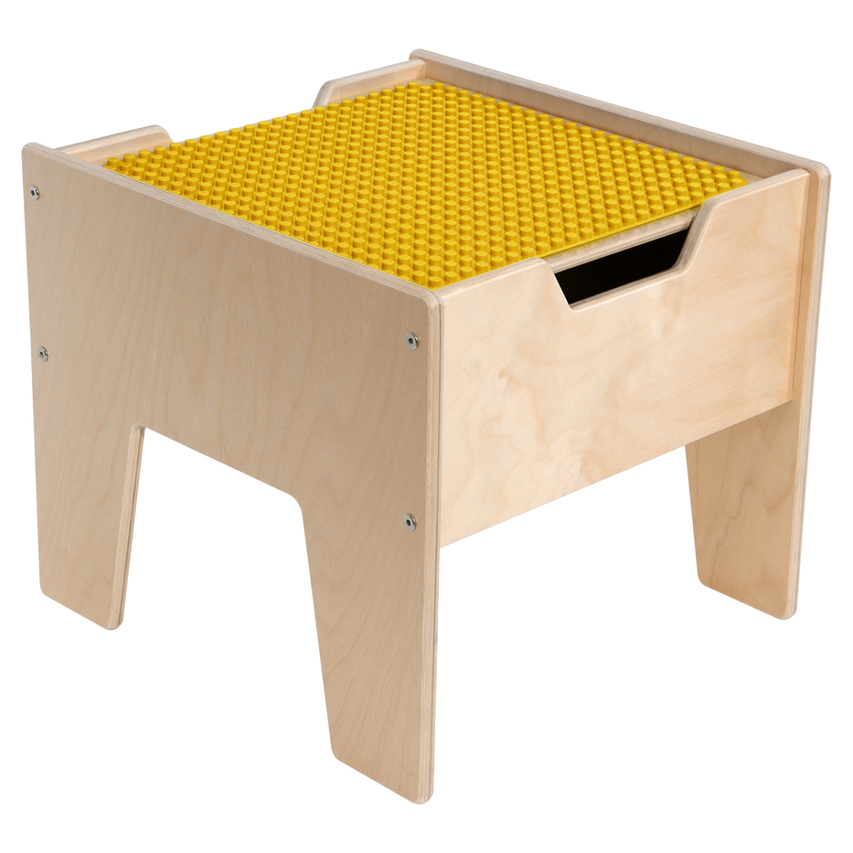 Picture of Contender C991300-PY 2-N-1 Activity Table with Yellow DUPLO Compatible Top - RTA