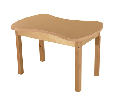 Picture of Wood Designs HPL2436C22 24 x 36 in. Synergy Junction, High Pressure Laminate Table with Hardwood Legs- 22 in.