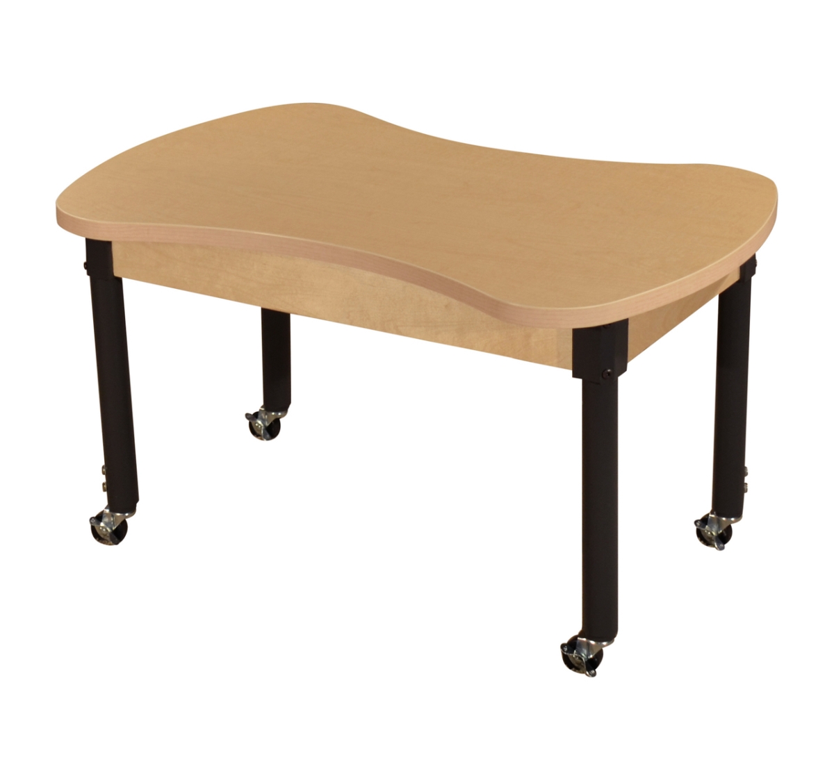 Picture of Wood Designs HPL2436CA1217C6 24 x 36 in. Mobile Synergy Junction, High Pressure Laminate Table with Adjustable Legs 14-19 in.