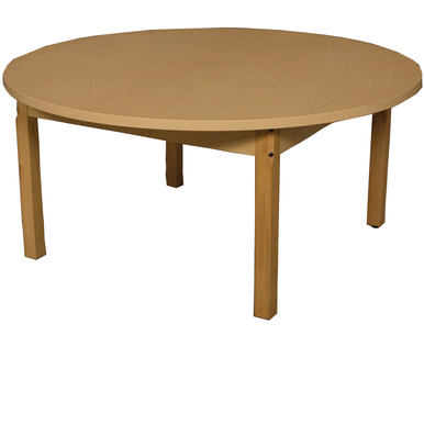 Picture of Wood Designs HPL42RND16 42 in. Round High Pressure, Laminate Table with Hardwood Legs- 16 in.