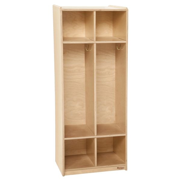 51202 2 Section Coat Locker with Cubby Storage