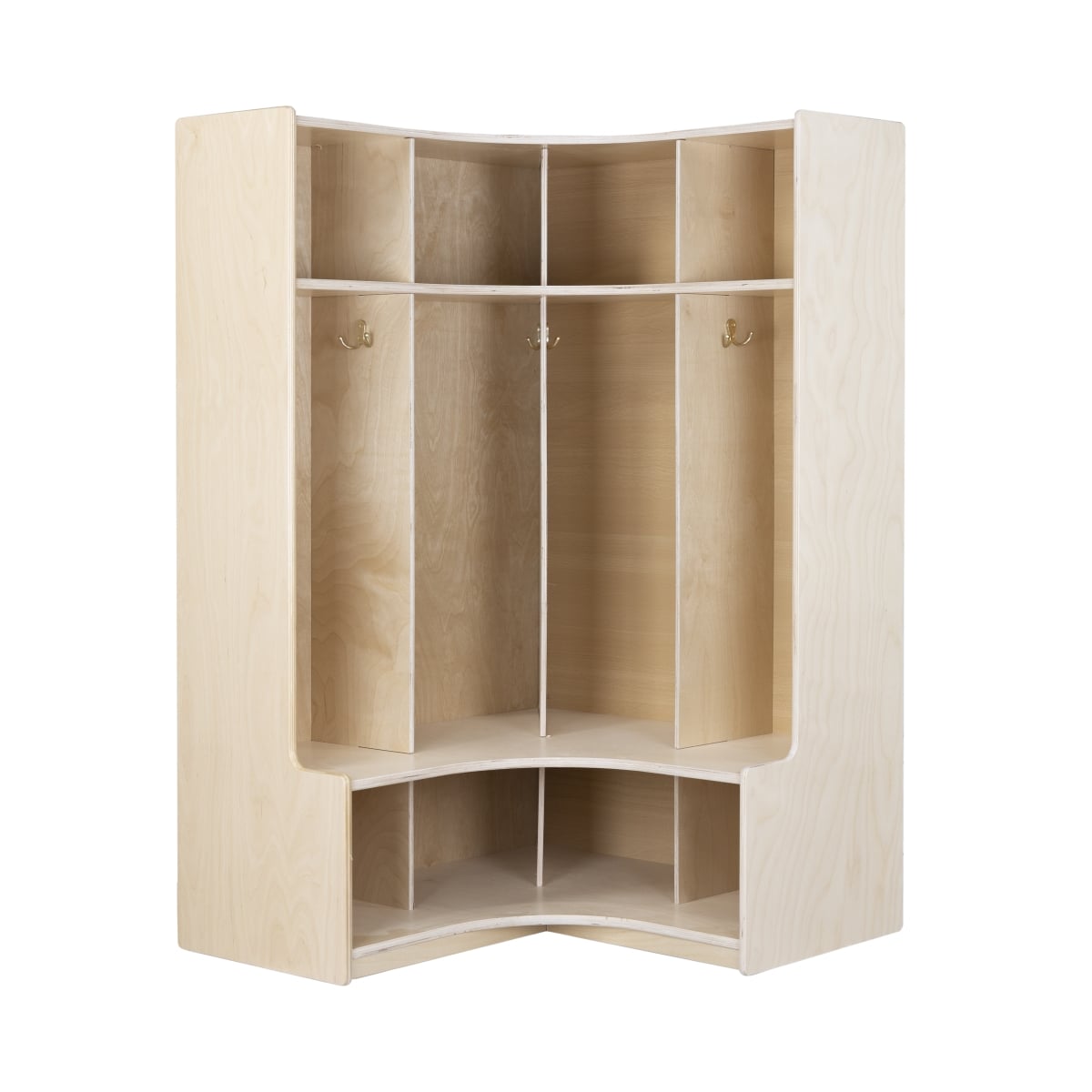 992011 Four Section Round Corner Seat Locker
