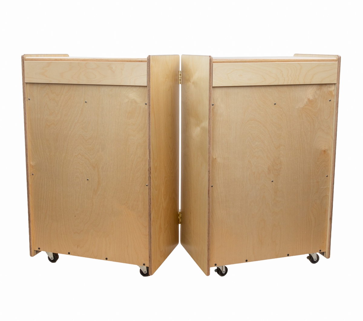 16202 Folding Vertical Storage with (20) Brown Trays